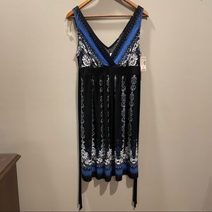 Dress Barn V-Neck Sleeveless Dress